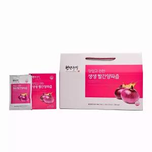 (천년누리/남영제약)국내산 원료만을 사용한/맛있고 진한 생생 빨간 양파즙 90ml x 30포 x 3box
