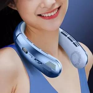 휴대용 여행용 스포츠 쿨링 밴드 여름 모터 넥 선풍기