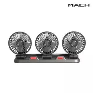 (차량용선풍기 3구 차량용 선풍기)자동 뒷좌석 3way 화물차 선풍기 트럭 차량용 초강력