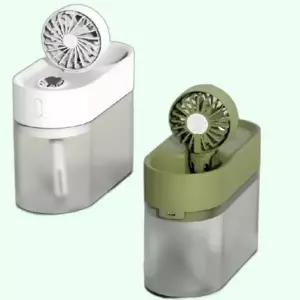 ( )미니 무선 무드등 선풍기 가습기 화이트 사무실 거실 오피스