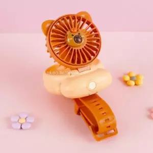 ( )캐릭터 손목 밴드형 선풍기 카피바라 워치팬 손선풍기 USB