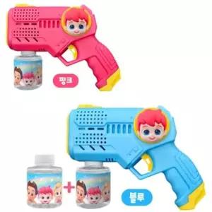 핑크퐁 베베핀 미니 게틀링 버블건 유아동 비누방울놀이 야외완구 장난감 물방울 물놀이 캐릭터버블건 어린