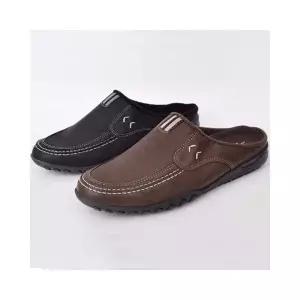 루미나D 슬리퍼 가죽 남성 스니커즈 뮬 근무화 실내화