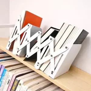 ( )접이식 길이조절 철제 책꽂이 정리함 책상칸막이