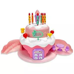 위아래 움직이는 미니카페 생일케이크 소리완구 영아장난감