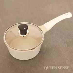 ( )[도매포유]퀸센스 통주물 IH 라면냄비 아이보리