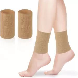 코스모스 2종 발목 젤 슬리브 패딩 스 스케이트 가드 탄력 손목 보호대 압박 발 지지 양말 피겨 스케이팅