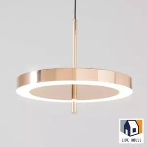 LED 골드 식탁 조명 원형 펜던트등 20w