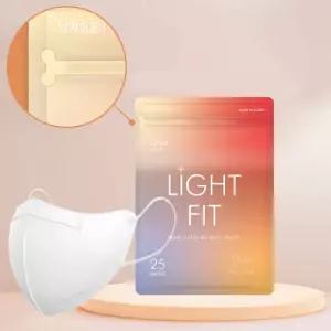 필나인라이트핏 2D 보건용마스크 KF-94 중형 핑크 50매 개별포장