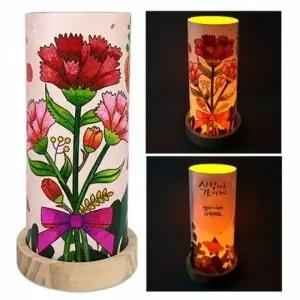 만들기 대장-원목 조명등 카네이션