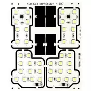 르노 SM5 LED 실내등 전구 전방등 중앙등 실내 조명등