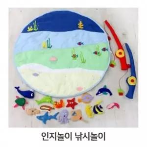 펠트 학습 교구 인지놀이 낚시놀이 찍찍이판 감각발달