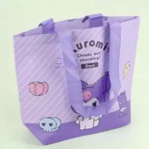 [문구/오피스] 에코 보라색 다회용 쇼핑백 장바구니 디자인 가능한 가방 캐릭터 재사용