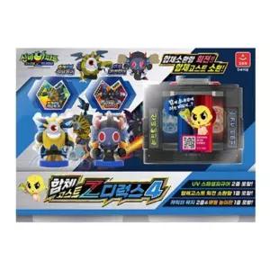 오로라월드 4 합체고스트Z 디럭스세트4장난감 남아선물 어린이날 로보트 용로봇 소꿉놀이 캐릭터놀이