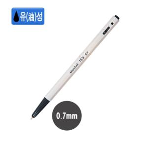 모나미)153볼펜(0.7mm/흑)-다스(12개입)