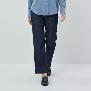 [PAT 여성] 텐셀 풀밴드 세미와이드 팬츠_1L42603