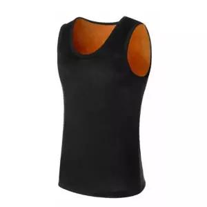 [골드스마일]민소매티셔츠 남자 겨울 민소매 따뜻한 속옷 털 기모 나시 검정