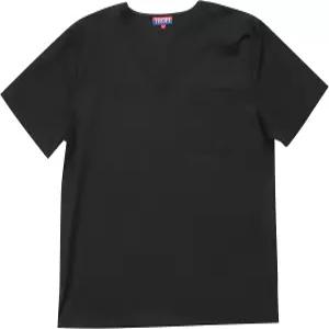 트로피 남성 스크럽 상의 유니폼 6951-BLACK-S