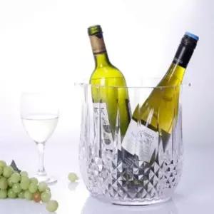 아이스버킷 샴페인 와인 쿨러 아크릴 투명 용기