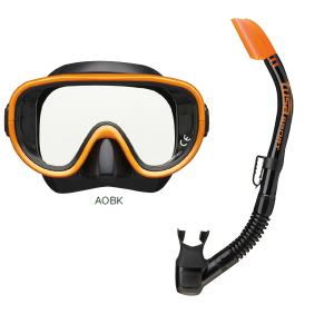 투사 마스크 스노클 세트 UC-0101 4색상(스트랩커버포함)