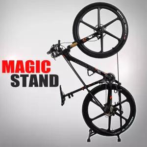 [수직 거치 끝판왕] 매직스탠드 자전거 거치대 실내 자전거 전시대 보관대