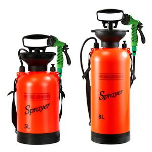 휴대용 캠핑샤워기 이동식 간이 야외샤워기 캠프 세차 캠핑용품 등산용품 물통 펌프형 자동 수동 차량용