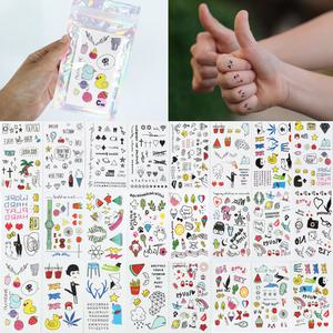 KC(10장1세트) 유아동 타투 스티커 유아 어린이 키즈 헤나 판박이 문신 어린이집 어린이날 행사 놀이