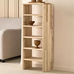 원목 양발이 선반 6단 310 삼나무 정리대 공간활용 받침대 수납 선반장 피규어 진열장 주문제작