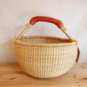 볼가바구니 미디움 라운드 내추럴