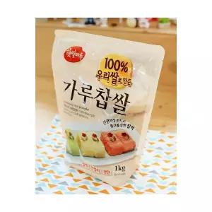 찹쌀가루(1kg)(국내산습식쌀가루 경단 떡용 쌀가루)
