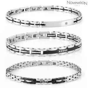 [노미네이션]팔찌 STRONG(스트롱) Mens bracelet in steel and cz 028301 (택1)