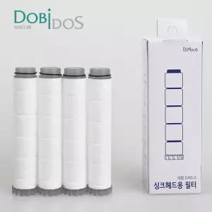 대림통상 도비도스 주방 싱크대 수전 헤드 필터 4개입