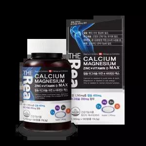 더리얼 칼슘 마그네슘 아연 앤 비타민D 맥스 1745mg×100정(100일분)