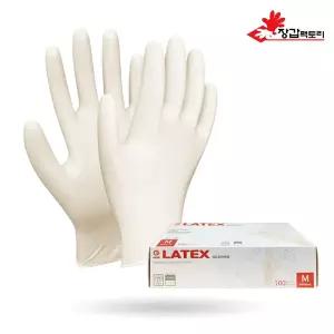 G클럽 라텍스장갑 100매 식품용 요리용 식품용인증