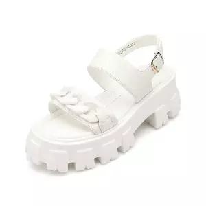 [미소페](강남점) 여성 볼드체인 통굽샌들 012224708 5.5cm 2color