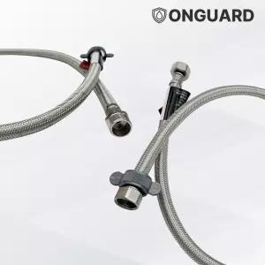 온가드 전기온수기 배관자재 유연호스 냉온수 철물점 고압호스연결 1m 15A 소켓