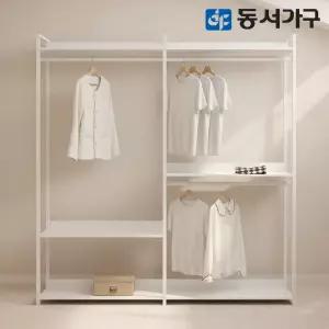 동서가구 토미 플러스 드레스룸 시스템옷장 2000 3단 행거 DF643847