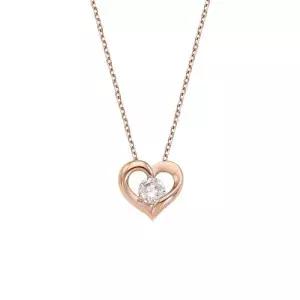 [로이드](센텀시티점) 데일리베이직 하트 웨이브 10k 목걸이 LNT19067T