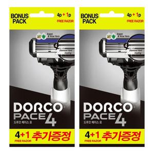 도루코 페이스4 휴대용 4중날 면도기(4+1개입) X 2개