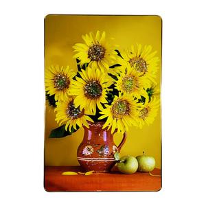 화병 해바라기 일반형 소 부자되는 풍수 인테리어 벽걸이 그림 액자 아크릴비즈 하이그로시