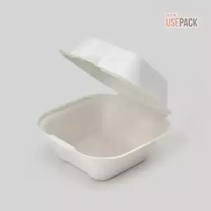 포장 펄프 도시락 미니 B-003 화이트 500개 BOX