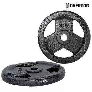 오버독 경량주물원판 20kg x 2장 (경량봉용)