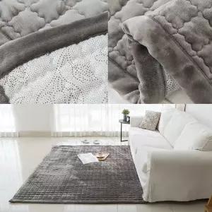 국산 극세사 패드 K 사이즈 160X200cm 침대 거실 바닥 겨울 패드