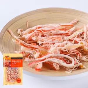 구운참진미오징어 40g 12입 (무) 정화 오징어 대용량 과자 간식 엠티 행사 축제 업소용