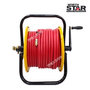 [호스릴셋트] 7.5-50m 노스스타 동력분무기용 고압호스 국산 농약호수