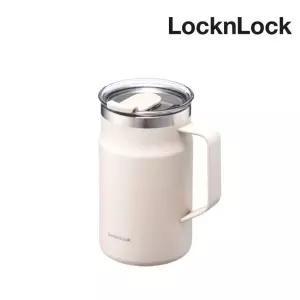 락앤락 메트로 머그 600ml 올드타운 아이보리 보온 보냉 텀블러 LHC4282BEG