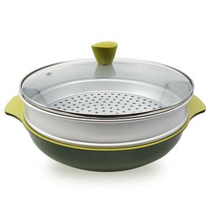 미스터트롯쿡 IH 세라믹 2단찜기궁중전골 28cm