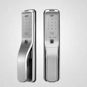 현대에이치티 스마트 푸시풀 도어락  현관문 도어락 번호키 지문인식 설치 HDL-7390(설치비포함)