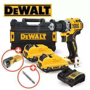 디월트 DCD701L2 컴팩트 충전 드릴 드라이버 12V 3.0Ah 배터리 2개 세트