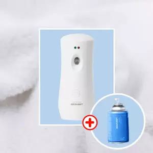 [바이오미스트] 아로마 화장실 사무실 거실 실내 자동 분사기+ 프레쉬코튼 290ml 방향제